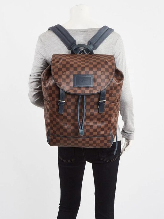 Louis Vuitton Damier Canvas Runner Backpack Bag